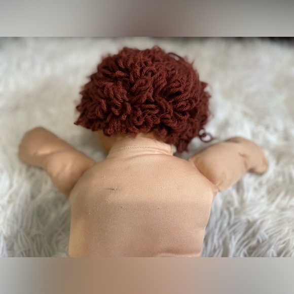 Vintage 1978, 1982 Cabbage Patch Kids Doll Red Brown Hair Boy Brown Eyes - Picture 8 of 16